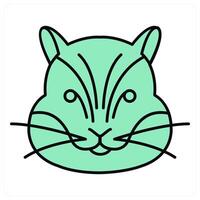 Hamster and animal icon concept vector