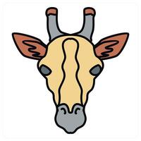 Reindeer and nature icon concept vector