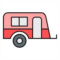 Tourist Bus and public icon concept vector