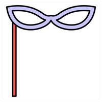 Eye Mask and eye icon concept vector