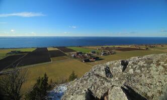 ver en abuela desde Brahehus castillo en Jonkopings red, Suecia foto
