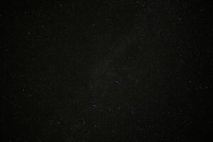 Starry sky in a clear and cold night photo