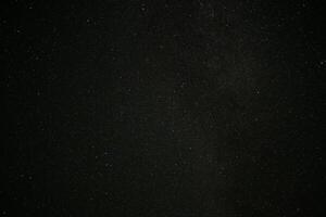 estrellado cielo en un claro y frío noche foto
