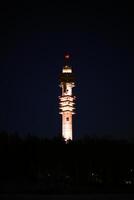 Kaknas tower in Stockholm in the night photo