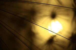 Abstract defocused shot of indoor lamp, usable as background photo
