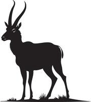 Pronghorn Head Artwork for Rustic Themes vector