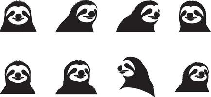 Sloth Tribal Design for Unique Animal Art vector