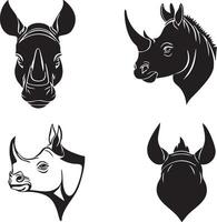 Wildlife Rhino Sketch for Nature Enthusiasts vector
