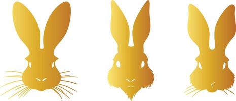Premium Bunny Shape Art for Branding Projects vector