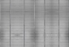 Seamlessly tileable texture of corrugated metal plates photo