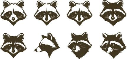 Decorative Racoon Portrait Illustration for Unique Projects vector