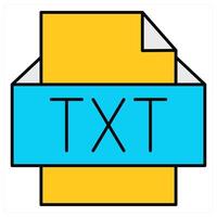 TXT File and archive icon concept vector