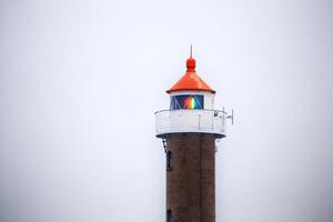 Historic lighthouse in Timmendorf in northern Germany photo