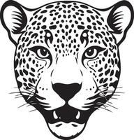 Wild Jaguar Portrait for Nature-Themed Projects vector