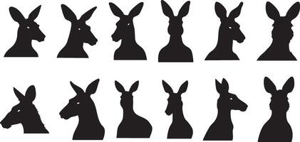 Kangaroo Emblem for Marsupial-Themed Art vector