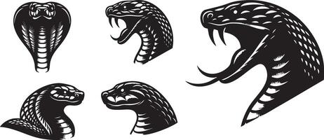 Snake Emblem Design for Reptile Branding vector