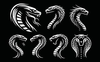 Cobra Representation for Venomous Snake Graphics vector