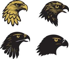 Fierce Hawk Profile for Bird of Prey Creations vector