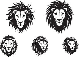 Powerful Jungle Predator Silhouette for Unique Art vector