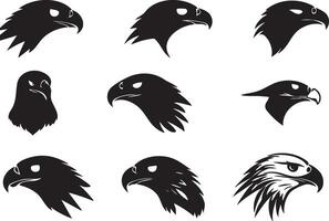 Hunting Bird Silhouette for Creative Animal Projects vector