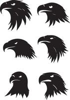 Fierce Eagle Head for Predator-Themed Artwork vector