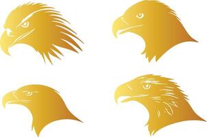 Fierce Golden Eagle Profile for Predator-Themed Designs vector