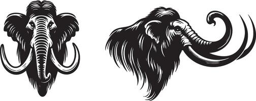 Ice Age Mammoth Representation for Unique Artwork vector
