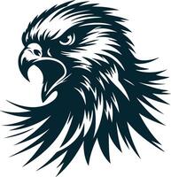 Abstract Eagle Silhouette for Creative Projects vector