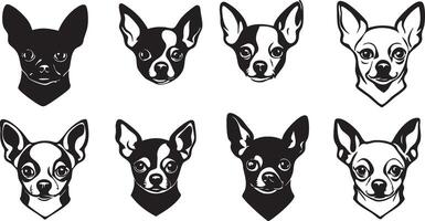 Chihuahua Running Silhouette for Active Dog Art vector