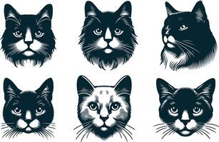 Cat Stretching Silhouette for Relaxed and Calm Artwork vector