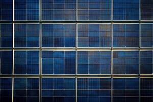 A photo of a building with solar panels
