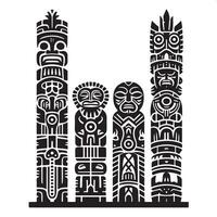 totem icon illustration isolated on white background vector