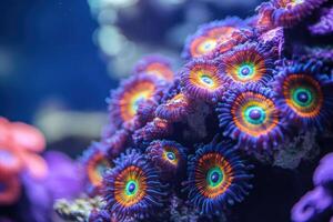 Vibrant Coral Reef Displays Stunning Underwater Blooms photo