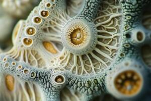 Abstract Closeup Of Organic Cellular Structure photo