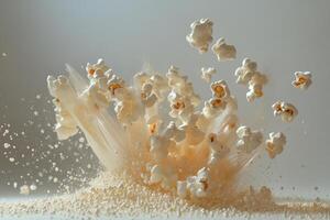 Popcorn Explosion A Culinary Kinetic Art Piece photo