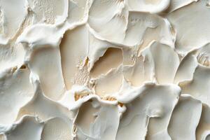 Creamy swirls of vanilla ice cream texture background photo