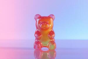 Gummy Bear Candy Shaped Like A Bear photo