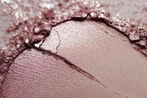 Rose Gold Eyeshadow Swatch Glitter Texture photo