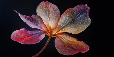 Intricate Flower Petals Botanical Macro Photography Nature s Art photo