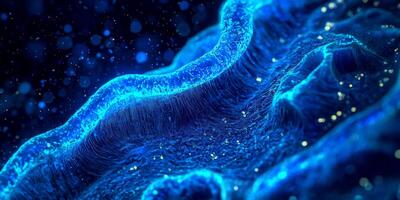 Bioluminescent Microscopic Stoma Guard Cells Plant Biology High Resolution photo
