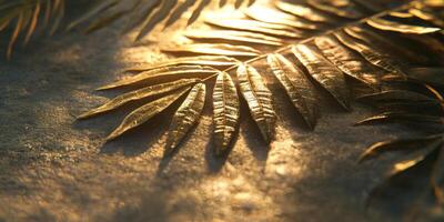 Golden Hour Leaf Shadows Nature s Art in 8K Detail photo