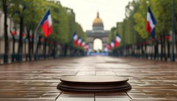 Showcase your product in beautiful Paris photo