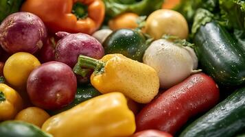 Perfectly Highlighted Close-Up of Vegetables with Studio Brilliance photo