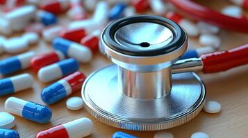 Ultra-Realistic Focus on Medical Tools photo