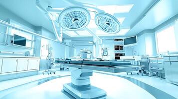 Advanced Healthcare Technology in a High-Tech Operating Room Environment photo