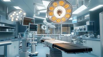 Advanced Medical Technology in a High-Tech Operating Room Environment photo