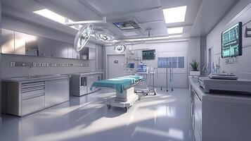Advanced Surgical Room Featuring Modern Tools and Healthcare Technology photo