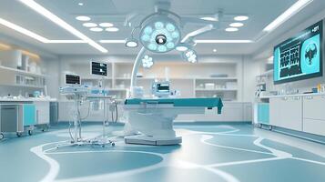 High-Tech Medical Solutions in a State-of-the-Art Surgical Suite photo
