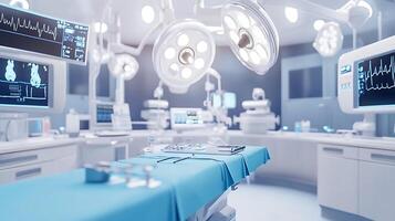 State-of-the-Art Operating Room Representing Modern Medical Excellence and Innovation photo