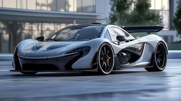 Precision and Elegance in Close-Up Photography of a Modern Car photo